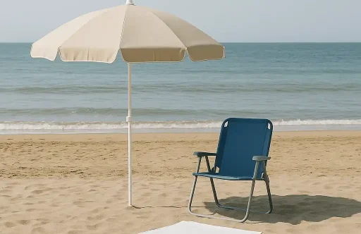 Strandequipment Conil de la Frontera Rio y Mar